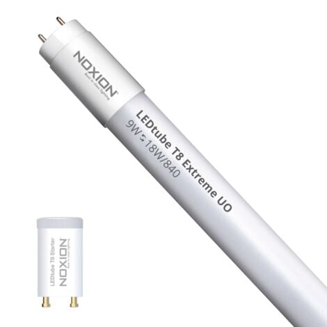 Noxion Tube LED T8 Avant Extreme (EM/Direct 230V) Ultra Output 8.4W 1350lm - 840 Blanc Froid  60cm - Équivalent 18W