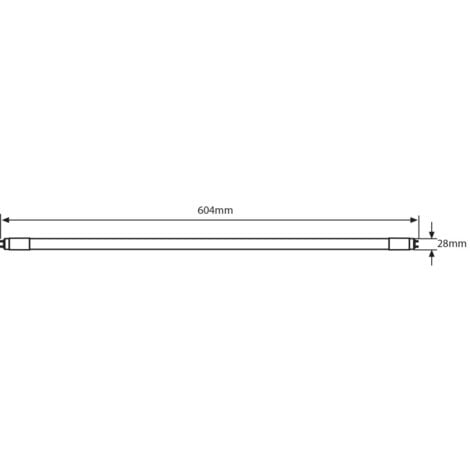 Noxion Tube LED T8 Avant Extreme (EM/Direct 230V) Ultra Output 8.4W 1350lm - 840 Blanc Froid  60cm - Équivalent 18W