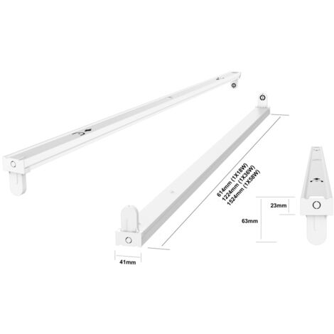 Réglette LED G13 IP65 36W 120cm - Blanc Chaud 3000K Pour Garage Et Cave