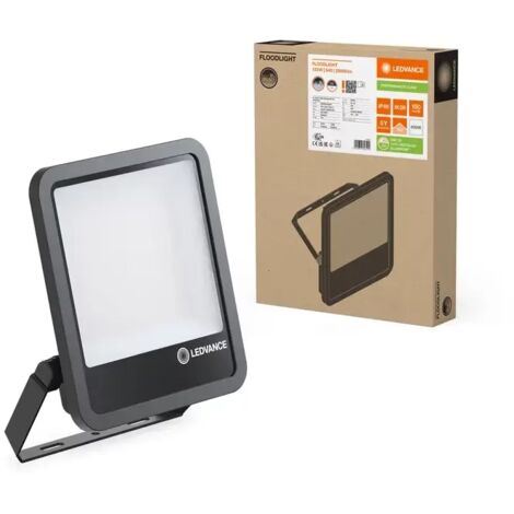 Projecteur LED 133W/117W 4000K neutre 20000lm/17500lm IP66 IK08 noir Ledvance
