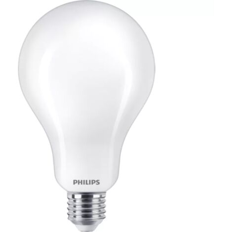 Philips – Ampoule LED E27 poire dépolie 23W 3452lm – Lumière blanche très chaude 2700K – Économie d'énergie pour éclairage intérieur