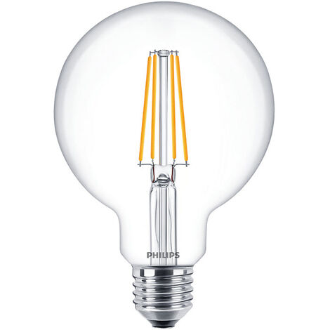 Philips MASTER Value LED Globe E27 120mm Filament Claire 5.9W