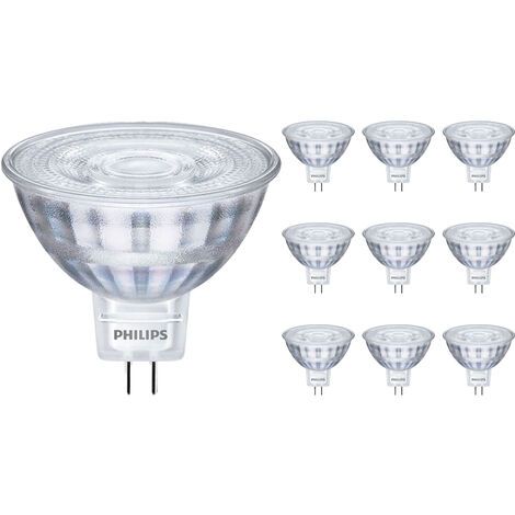 Lot 10x Philips Corepro LED Spot GU5.3 MR16 4.4W 390lm 36D - 840