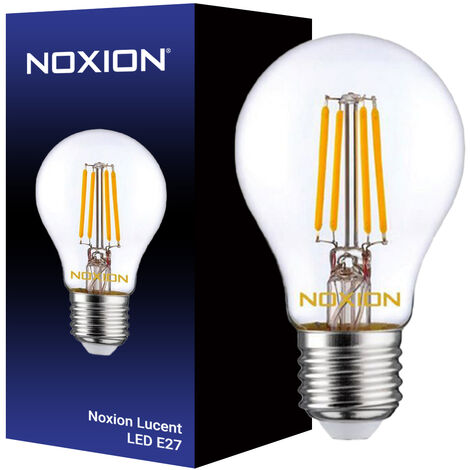 Noxion Lucent LED E27 Poire Filament Claire 4.5W 470lm - 822-827 Dim To ...