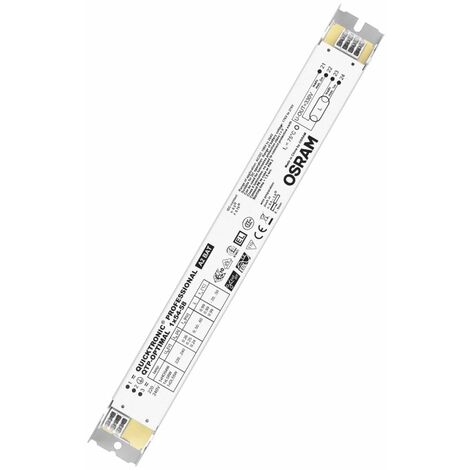 Osram – Ballast électronique pour tubes fluorescents 1X54-58 – Tension 220-240V – Indice de protection IP20 – Technologie cut-off