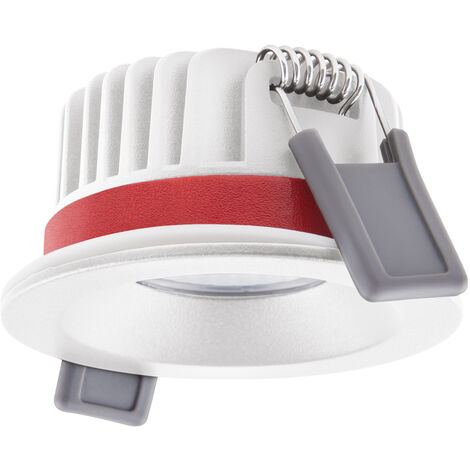 Ledvance – Spot LED dimmable IP65 8W blanc – Flux lumineux 680 lm – Rendu des couleurs RA 90-99 – Pour espaces intérieurs et humides – Diamètre 68 mm (1/5)