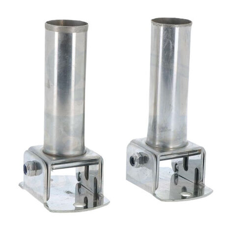 Support mâle basculable pour échelle de piscine – Inox – Diamètre 36mm – Lot de 2 pièces – Installation facile – Poolco