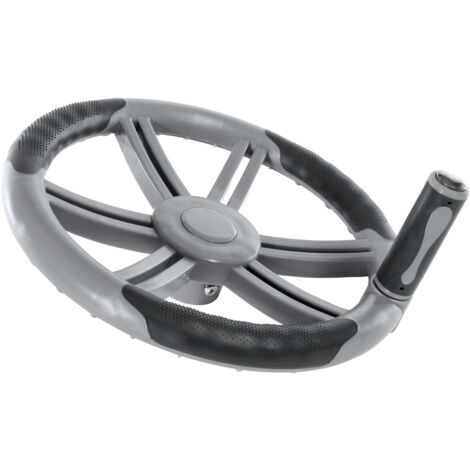 Volant Universel Haut de Gamme - Pour enrouleur de bâche couverture de piscine - Poignée inclue - Unité - POOLCO