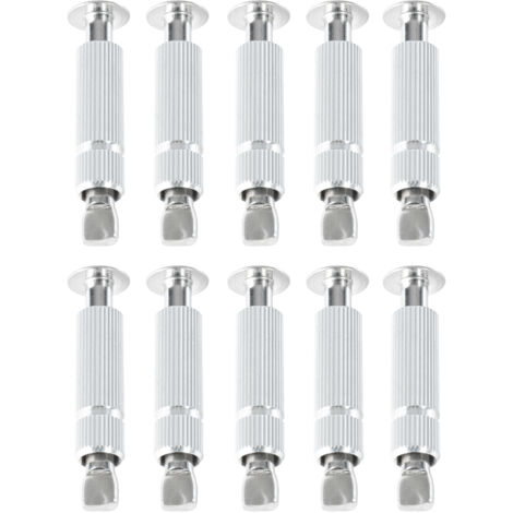 Piton douille rétractable pour fixation bâche piscine – Aluminium et inox – Lot de 10 pièces – Résistance à la traction et intempéries – Poolco