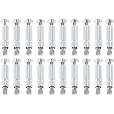 Piton douille rétractable pour fixation bâche piscine sur plage béton – Aluminium/Inox – Lot de 20 pièces – Résistance traction élevée – Poolco