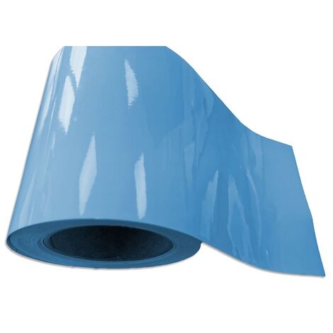 ISI'PROTECT RÉNOVATION - BLEU - Film de Protection adhésif pour ligne d'eau de piscine - Plastique - Longueur 25m - POOLCO