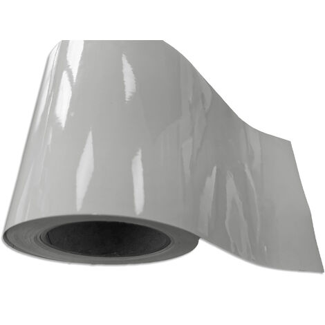 Film de protection adhésif pour ligne d'eau de piscine 15cm – Plastique PVC souple gris clair – Longueur 25m – Protection durable et étanchéité – Poolco