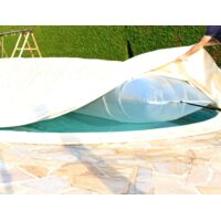 Coussin gonflable d'hivernage piscine Flot'Up ECO - Lg 7m, Diamètre 1m - Pour bâche couverture de piscine Lg 8m - POOLCO