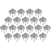 TERRE JARDIN Lot De 10 Pitons Douilles Rétractables En Inox Ø12 Mm – Fixation Discrète Et Sûre Pour Bâche Piscine Sur Dalle Béton Ou Pierre