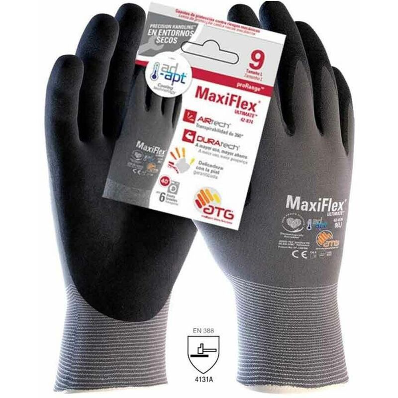 1x maxiflex Ultimate guantes trabajo montaje guantes de nitrilo talla 7 €0.99 observatorioviolencia.pe