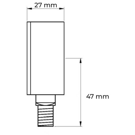 Manómetro esfera seca 0-10 bar 1/4 para calcular la presión del