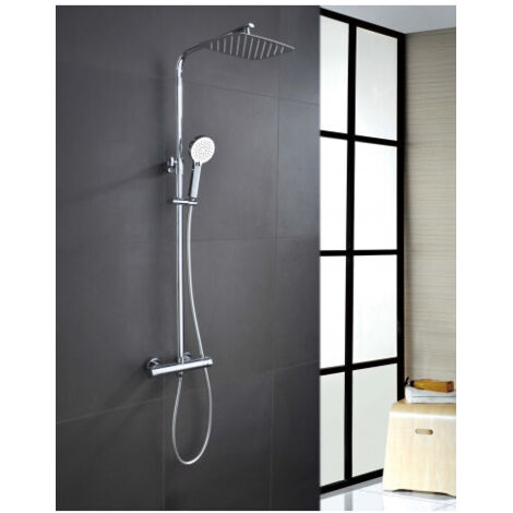 Barra Ducha Acero Inox. Extensible Serie Minsk IMEX