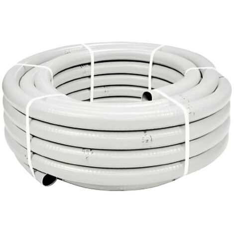 Rollo 50 Mts Hidrotubo 20 mm Flexible Blanco - Crearplast