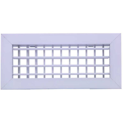 Rejilla Aluminio Doble Deflexión Horizontal Aire Acondicionado Medidas Rejillas: 300x200