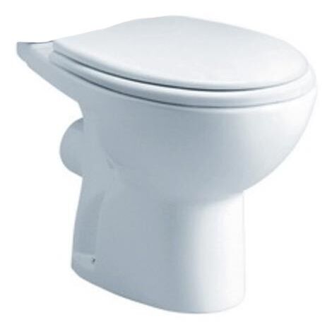 Inodoro Tanque Bajo Salida Horizontal WC Elia Blanco Gala