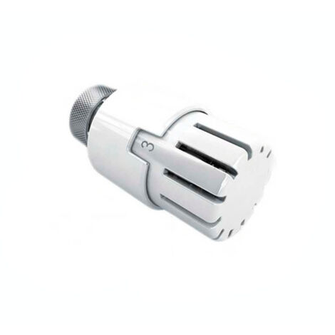 Cabezal Termostático Universal Blanco Radiadores - Tiemme