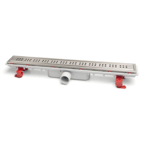 Canaleta Slim Jimten Linnum S-651 – Altura Reducida con Sifón Extraíble y Variedad de Rejillas  Tamaño: 75 cm
