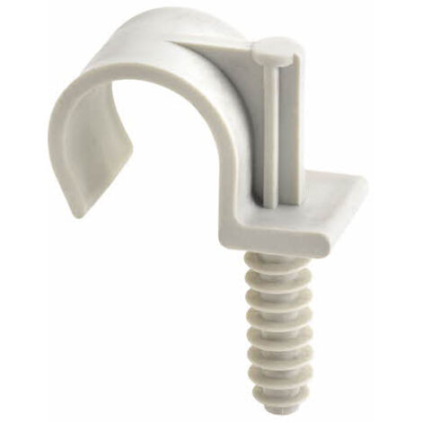 Clip para fijación de tubo INDEXring Simple - Nylon Ø22 mm - caja de 100