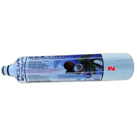 Filtro Carbón GAC Bayoneta 6x30cm — Cartucho 2ª Etapa para Ósmosis Inversa