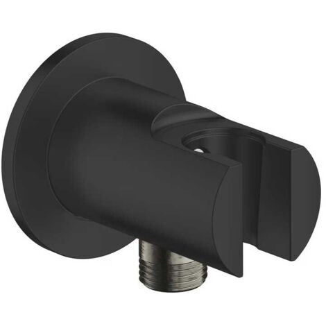 Codo de Salida Ducha con Florón Tempesta Negro Grohe