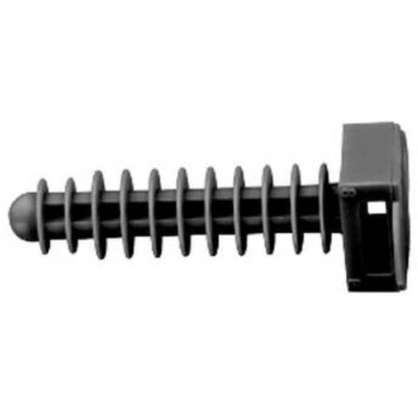 Taco Negro Para Bridas 8 (Caja 100 Uds) (1/4)