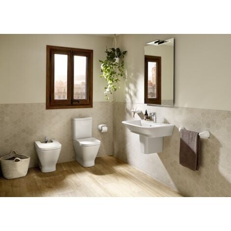 Asiento WC  The Gap Blanco - Tapa Cuadrada Roca A801470004