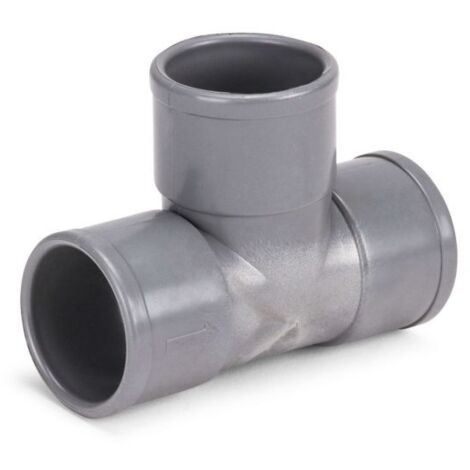 Te 90º Hembra Hembra PVC Evacuación Crearplast  Medidas  Accesorios Fontanería: 32.90º