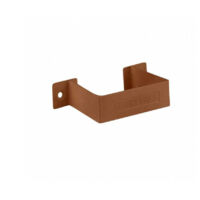 Abrazadera Tubo Bajante Canalón Cuadrado EUME Blanco 70x70 PVC - Ferroplast Color: Marrón