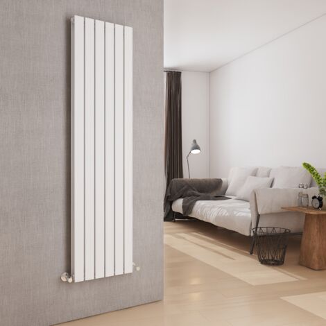 EMKE Designer Double Square Radiator Transform Your Space with Eco-Friendly White Flat Panel Heating, 180x45cm (1/5)