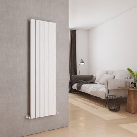 EMKE Designer Double Square Radiator Transform Your Space with Eco-Friendly White Flat Panel Heating, 160x45cm (1/5)