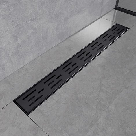 Rectangular stainless steel shower floor clearance drain