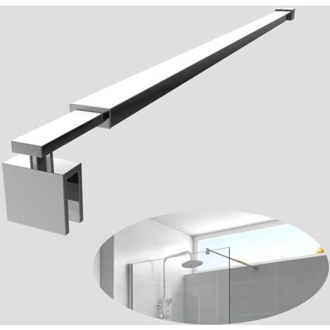 EMKE 700mm To 1200mm Telescopic Bar Support Bar Stainless Steel For Wet Room Shower Screen 53243760