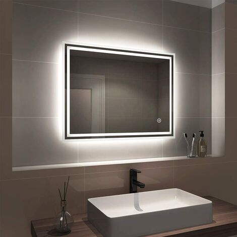 Bathroom vanity light with on sale on off switch