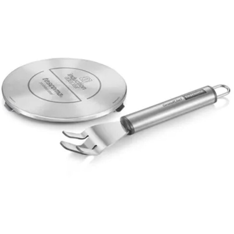 Tescoa 420945 Presto Adattatore Per Piano Cottura A Induzione, Argento