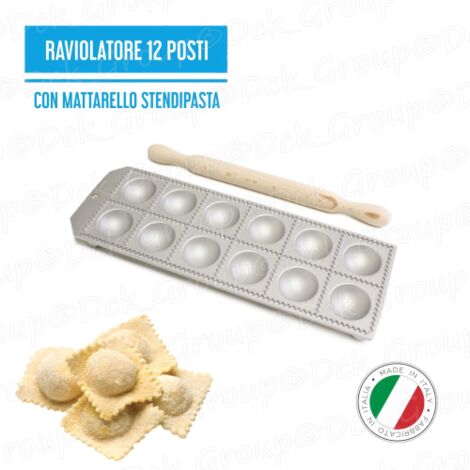 Raviolatore 12 ravioli Calder tondo alluminio 2152 (1/7)