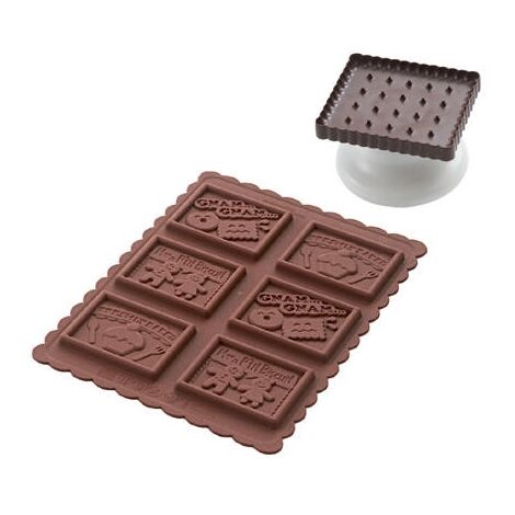 Tagliabiscotti Silikomart Cookie Gnam Gnam Choc CKC04