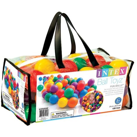 Set 100 palline Fun Ballz  Ø 6,5 cm Intex
