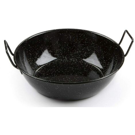 Padella doppia smaltata con maniglie 28 cm