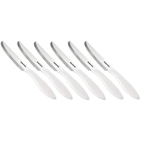 Set da 6 coltelli da tavola bianchi Tescoma linea presto