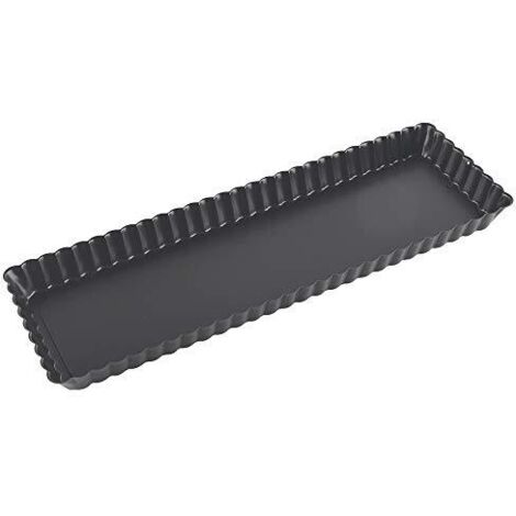 Tortiera stampo crostata rettangolare Fondo Mobile Paderno 47717-35 (1/4)