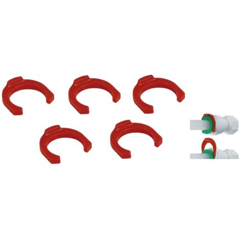 5 Clip blocca pinzetta misura in pollici Ø tubo 3/8 DMfit D497 ALC06 RE"