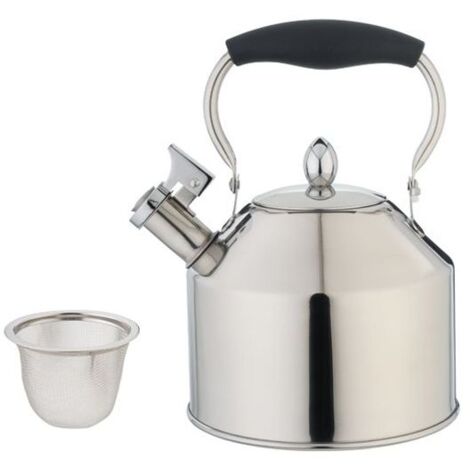 Bollitore con fischio 1 5 LT inox Eva 013751 (1/3)