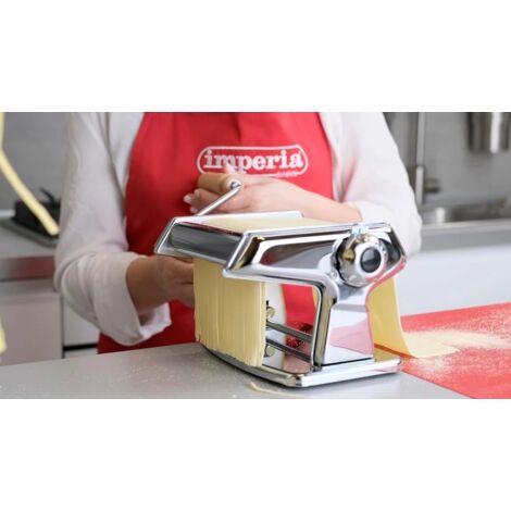 Macchina Per Pasta Manuale In Acciaio Inox - Spessore Regolabile 0,5-5 Mm - Per Tagliatelle, Lasagne E More Spessore Pasta 0.5-5 Mm