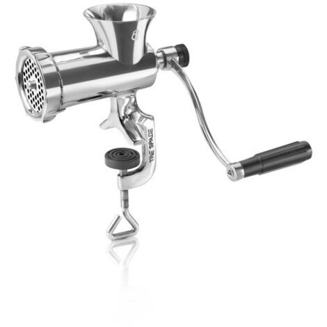Tritacarne Tre Spade TC-8 Inox con Spremipomodoro e Passaverdura Manuale