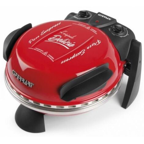 Forno Elettrico per Pizza Delizia EVO G3 Ferrari G10006 Rosso con Pietra Refrattaria, 1200W (1/4)